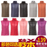2014春秋超轻<em>超薄</em>款优衣库<em>羽绒服</em>女士短款连