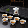 景德镇陶瓷镂空玲珑瓷茶具玻璃泡功夫茶具套装绿茶红茶茶具