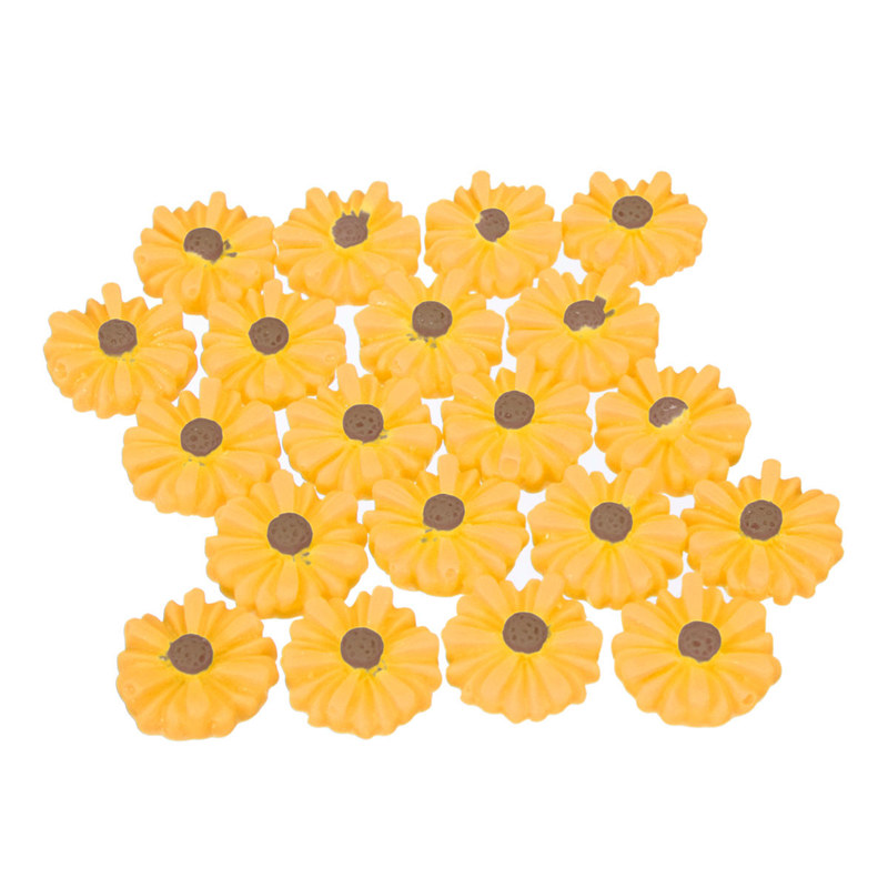 New Arrival Elegant 20pcs 13mm DIY Craft Resin Daisy Sunflow在类目 宠物/宠物食品及用品, 宠物附属品(新), 其他中 - 来自Buy2taobao.com提供专业的淘宝代购服务