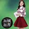 上下架计划:2015新款冬天加绒加厚连衣裙秋冬款淑女娃娃领冬季冬裙蓬蓬裙熟女