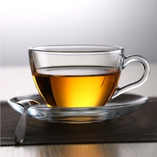 土耳其进口Pasabahce 美式浓缩咖啡杯套装欧式花茶杯碟拿铁杯