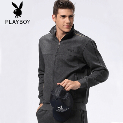 品牌花花公子品牌男装大码运动服休闲春季男士