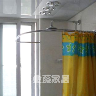 304不鏽鋼異形魚鈎型浴簾杆100乘90乘50 不等邊浴室架在類目 家庭/個人清潔工具, 衛浴用具/衛浴配件, 浴簾杆中 - 來自Buy2taobao.com提供專業的淘寶代購服務
