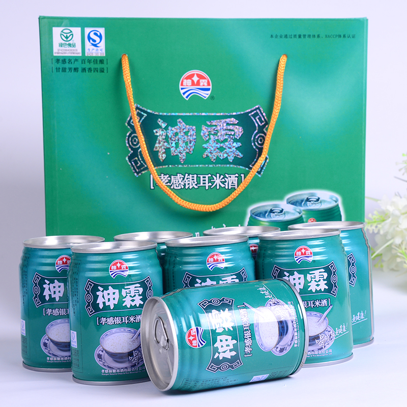 湖北特产孝感神霖银耳米酒8罐礼盒装 238g*8在类目 咖啡/麦片/冲饮, 饮料, 其它饮料中 - 来自Buy2taobao.com提供专业的淘宝代购服务