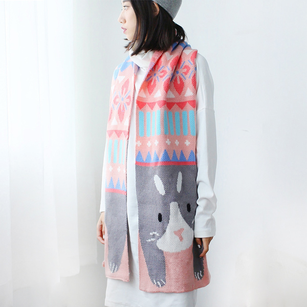 正品打折萝拉原创日系软妹森女可爱萌兔子粉色