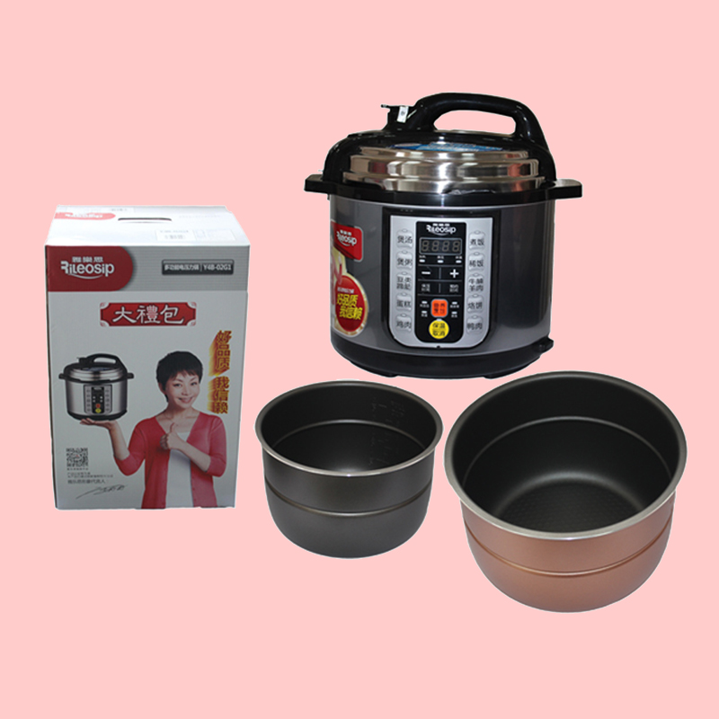 Rileosip/雅乐思 Y5C-02带液显微电脑电压力锅YBW50-90(双胆)|ruв категории кухонные приборы, электрический котел котел класса, электрический котел давления - от Buy2taobao.com для оказания профессиональной услуги покупки агента Taobao