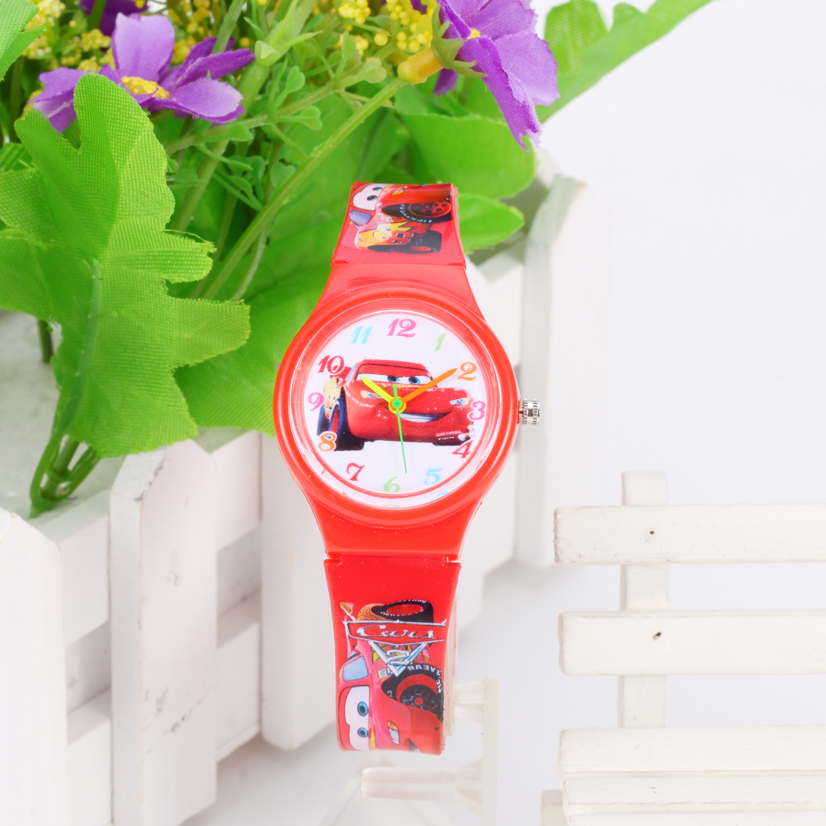 Cars Lightning McQueen Disney automobile children Spreadsheet pupil watch A birthday presentin the Toy/Childs/Puzzle/Building block/Model , Early Learning/Smart toys , Children's toys table category - from Buy2taobao.com to provide professional Taobao agent buy service