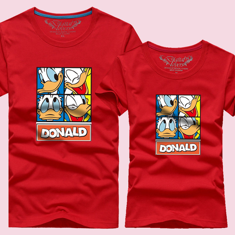 夏装胖哥哥妹妹情侣装7XL超大号男女士纯棉短袖t恤加肥加大码半袖