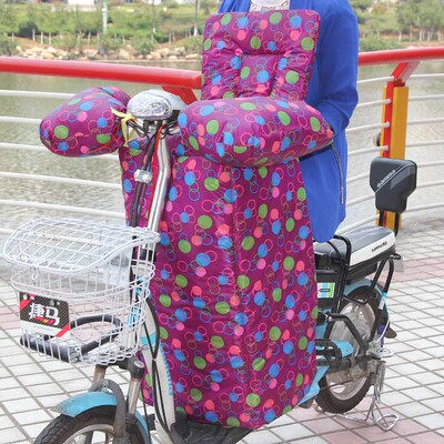 电动车挡风被冬季加厚护膝保暖加大防水电瓶车防风被冬 37BW9OAW