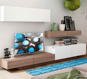 现代美式板式室内组合电视墙书柜家具，软装设计素材资料