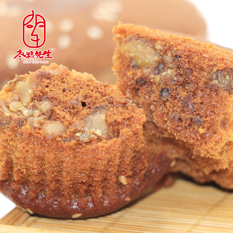 枣粮先生红枣蛋糕山东特产核桃仁枣糕休闲小吃早餐食品糕点1000g