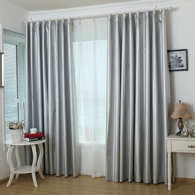 定制成品加厚遮光布卧室阳台客厅全遮光隔热防晒遮阳布落地飘窗帘