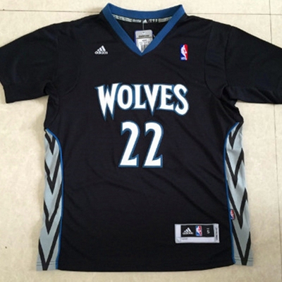 正品篮球服男 森林狼队服22号维金斯威金斯短