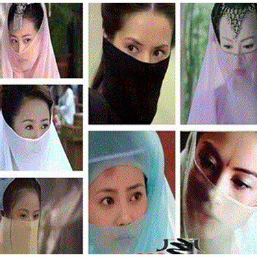 Japanese veil/Ancient Masked Knight ancient costume Beauty Veil Chiffon Scarf white Pinkin the Women's clothing/Boutique , Costume/National costume/Stage costumes , National costume/Costumes category - from Buy2taobao.com to provide professional Taobao agent buy service