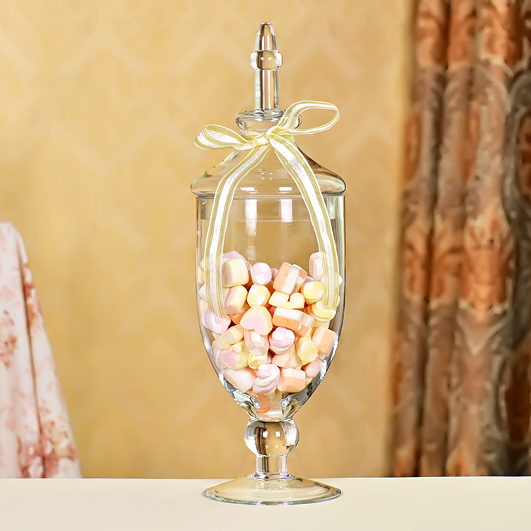 欧式玻璃糖果罐玻璃糖缸玻璃储物罐婚庆甜品台家居摆件|ruв категории Домашний быт, декоративная посуда, бак - от Buy2taobao.com для оказания профессиональной услуги покупки агента Taobao