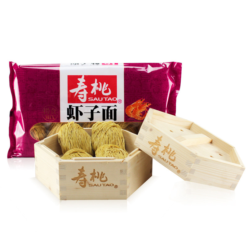 【天猫超市】香港寿桃 非油炸面条 传统虾子面 排装捞面 10个装