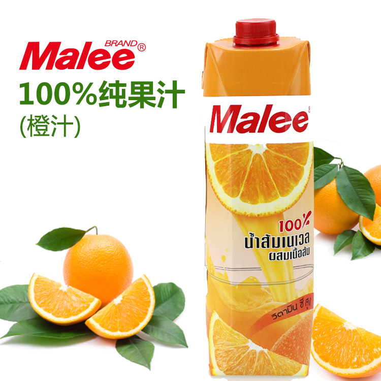 imported from thailand /malee 1l marie orange juice bottled