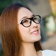 眼睛框镜架女潮装饰韩版显小脸金属脚圆框可配近视眼镜框女