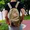上下架计划:新款 男士双肩包帆布 韩版潮流学院风书包女大容量旅行背包电脑包