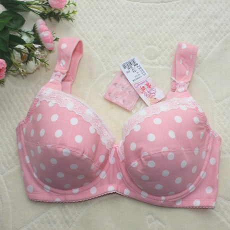 <em>霞婷</em> 全罩杯纯棉<em>哺乳文胸</em>大码孕妇内衣 带钢圈