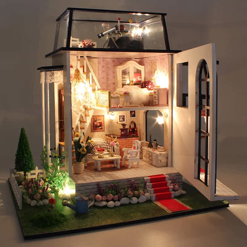 diy小屋模型情侣手工拼装别墅房子场景创意生日礼物送女生闺蜜在类目 玩具/童车/益智/积木/模型, 静态模型, 建筑/DIY小屋/其他拼装模型中 - 来自Buy2taobao.com提供专业的淘宝代购服务