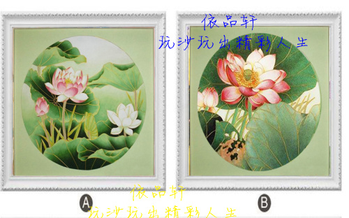 Watkins Sand painting Sand painting suit Hand-painted make Material Science DIY Decorative painting Cloisonne technology Lotusin the Home accessories , Decorative painting , Modern decorative painting category - from Buy2taobao.com to provide professional Taobao agent buy service