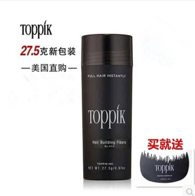 TOPPIK新版美国顶丰快速增发纤维假发密发浓发植发粉发稀疏应急