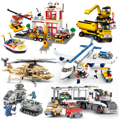 小鲁班积木 益智拼装积木儿童智力小颗粒早教系列男孩玩具新款