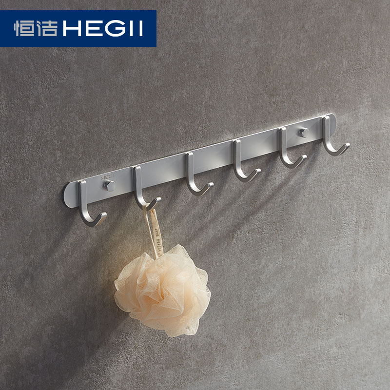 HEGII恒洁 挂钩衣帽钩浴室挂衣钩卫生间壁挂门后排钩挂衣架811-08|ruв категории награду материалов, туалетные принадлежности, санитарное оборудование/кулон, крюк/вешалка - от Buy2taobao.com для оказания профессиональной услуги покупки агента Taobao