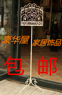 欧式铁艺乐谱架 菜谱架 杂志展示架 落地资料架 广告宣传架在类目 住宅家具, 架类, 书报架中 - 来自Buy2taobao.com提供专业的淘宝代购服务