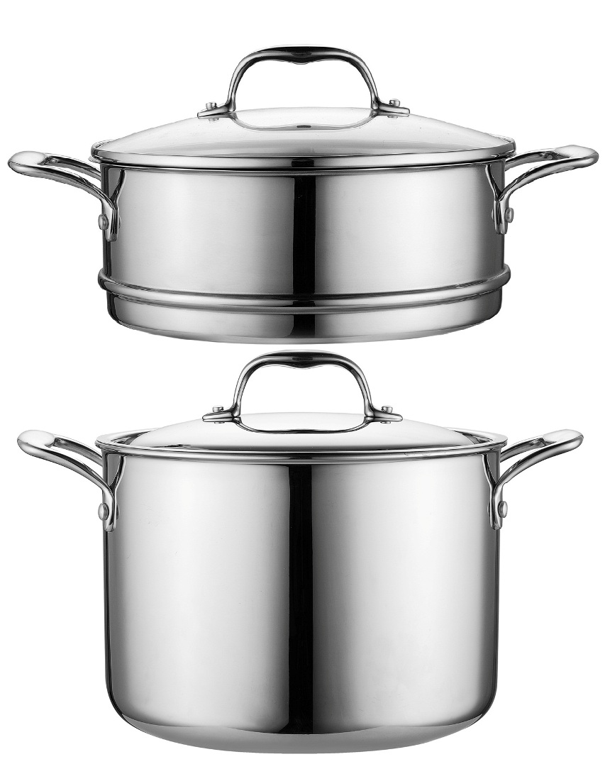 美国品牌COOK N HOME 4件套五层不锈钢复底蒸锅原装正品外销包装|ruв категории кухня/посуда, посуда, горшок/горшок/чайник, пароход - от Buy2taobao.com для оказания профессиональной услуги покупки агента Taobao