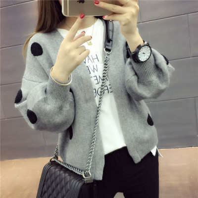 秋装女外套女春秋韩版学生长袖上衣开衫毛衣新