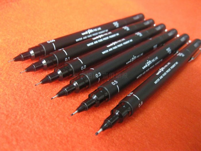 Mitsubishi PIN waterproof Draw Needle mouth Hook line pen manual Drafting Syringe Sketch Pen 0.05-0.8in the Electronic Dictionary/Electronic paper book/Stationery , Pens/Writing Tools , Pens category - from Buy2taobao.com to provide professional Taobao agent buy service