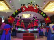 生日派对策划米奇米妮主题气球装饰宝宝宴 场地布置 小丑魔术表演