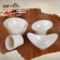 上下架计划:高档A5生菜桶创意仿瓷碗塑料密胺个性餐具异形碗树脂斜口碗火锅店