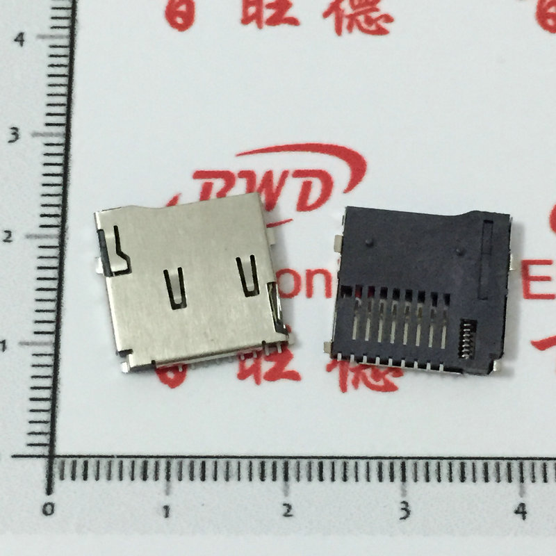TF 自弹式双压片 SD小卡Micro SD手机内存卡座 外焊式记忆卡座|ruв категории видео электрических приборов, держатель - от Buy2taobao.com для оказания профессиональной услуги покупки агента Taobao