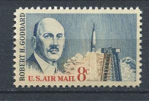 美国1964肯尼迪火箭发射中心名人航空邮票优