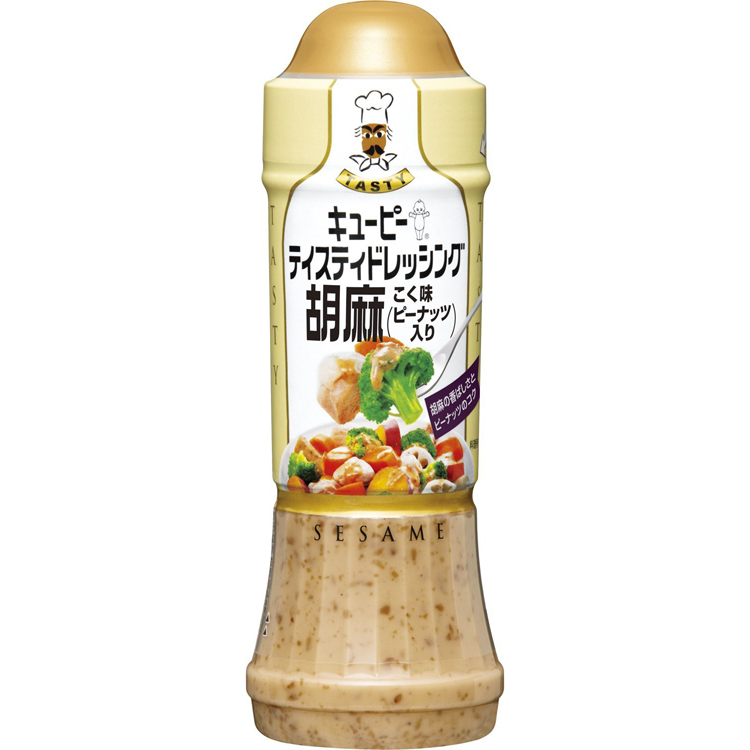 日本进口 qp丘比 tasty深煎芝麻沙拉酱210ml
