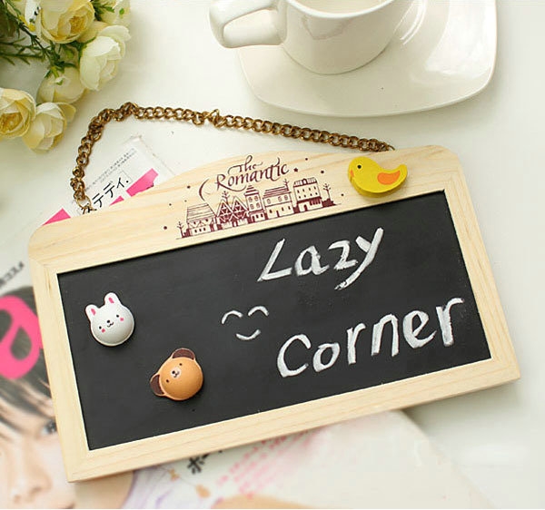 zakka Groceries Wood blackboard Double-sided chalkboard Be hanging blackboard fresh props backgroundin the Electronic Dictionary/Electronic paper book/Stationery , Teaching demonstration/Display notices supplies , Blackboard category - from Buy2taobao.com to provide professional Taobao agent buy service