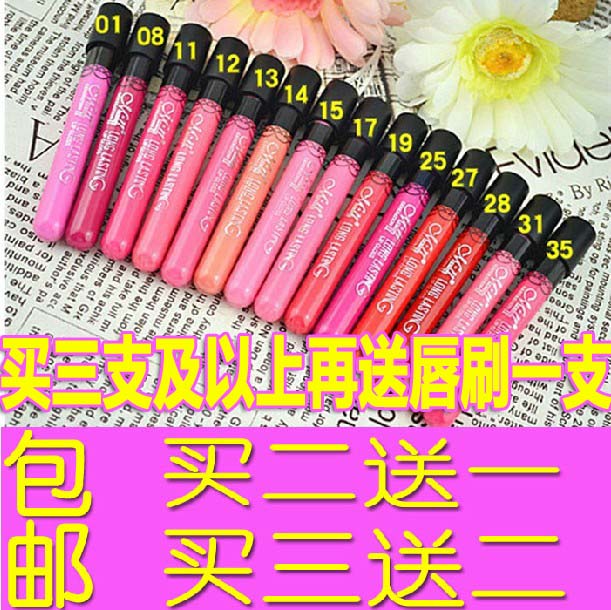 不沾杯唇彩染唇液哑光雾面液体口红丝绒唇漆唇釉持久防水不脱色在类目 彩妆/香水/美妆工具, 唇彩/唇蜜中 - 来自Buy2taobao.com提供专业的淘宝代购服务