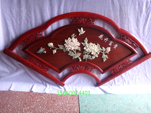 solid wood Jade Videos Fan shaped jade painting Living room decorative painting natural Jade murals Hanging picture Blossomingin the Home accessories , Decorative painting , Modern decorative painting category - from Buy2taobao.com to provide professional Taobao agent buy service