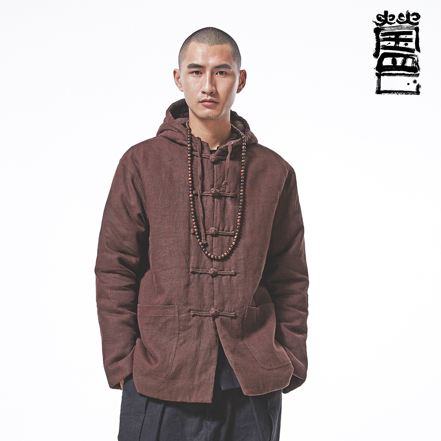 中国风加厚短款男式唐装中式棉衣棉袄男外套女