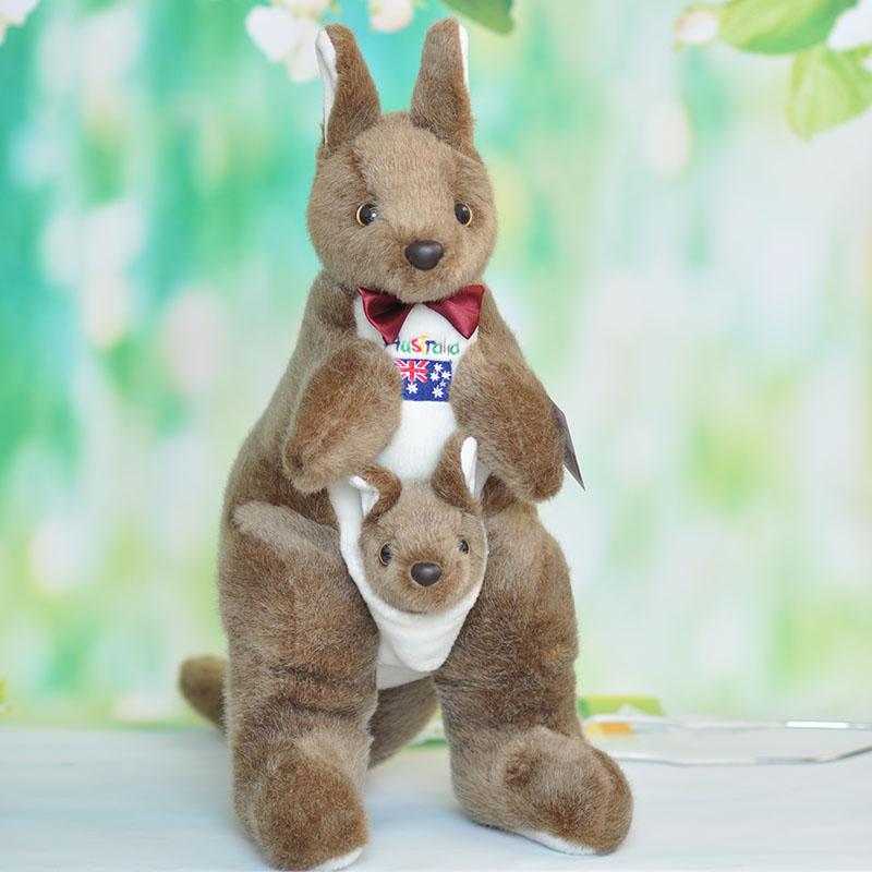 Australia kangaroo Plush Toys Super large Mother and son kangaroo Australia kangaroo Doll d1111in the Toy/Childs/Puzzle/Building block/Model , Plush Fabric Toys category - from Buy2taobao.com to provide professional Taobao agent buy service