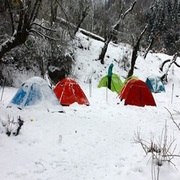 北山狼野外3-4人帐篷户外双三四人野营帐篷，露营防暴雨多人帐篷