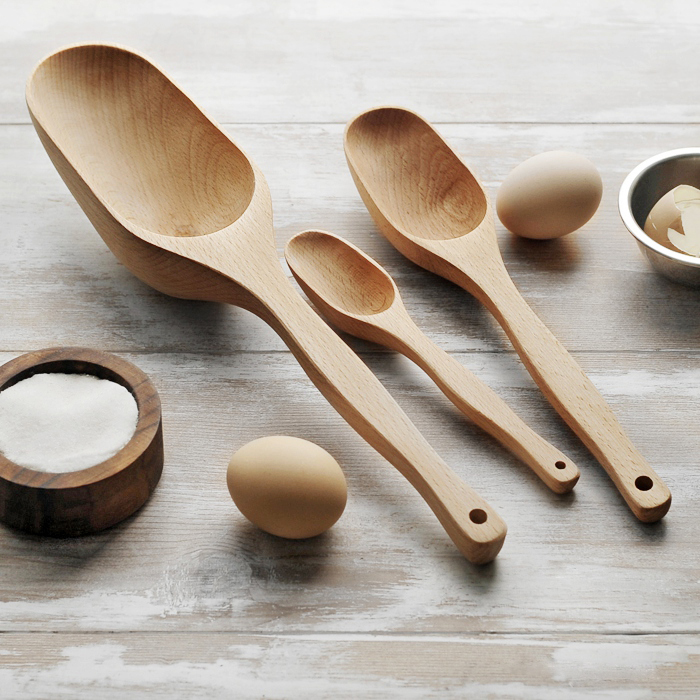 Rice shovel/Dug spoon/Dry cargo shovel/Coffee spoon/Powder scoop/Beech solid wood Baking Toolsin the Tableware , Coffee , Coffee spoon category - from Buy2taobao.com to provide professional Taobao agent buy service