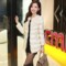 上下架计划:2014冬装新款韩版女装兔毛领中长款修身棉衣女棉袄休闲冬装外套潮