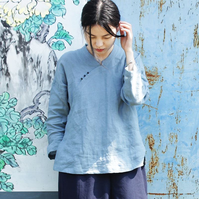 Chinese style Original design Women's wear Minimalist Zen clothes|Chinese style Retro Improvement Cotton and hemp Tang costumein the Women's clothing/Boutique , Costume/National costume/Stage costumes , Costume/Chinese clothing , Jacket category - from Buy2taobao.com to provide professional Taobao agent buy service