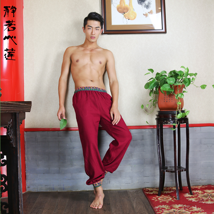 【靜若心蓮】XDK-0002原創夏季亞麻棉麻舒適顯瘦休閑長褲男款包郵在類目 男裝, 休閒褲中 - 來自Buy2taobao.com提供專業的淘寶代購服務