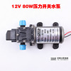 12v24v80w微型高压洗车水泵电动隔膜泵，自吸果树打药农用喷雾器泵