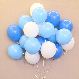 10寸进口加厚乳胶气球，婚礼婚房布置乳胶，气球生日派对亚光气球